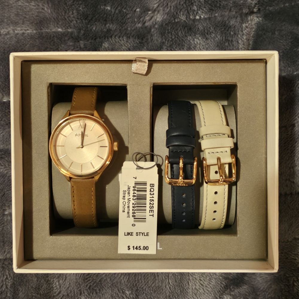 Fossil Watch With Interchangable Bands - image 2